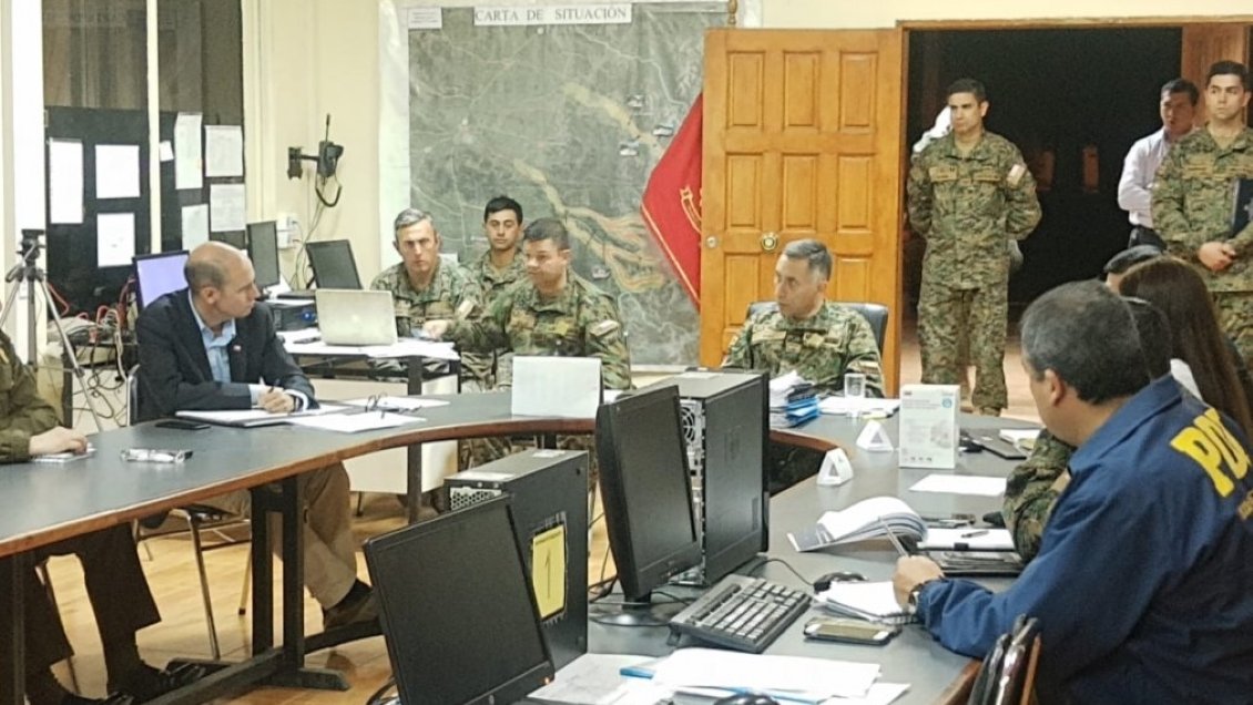 Jefe de Defensa en su llegada a Ñuble: 