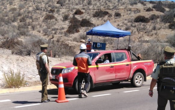 Todo vehículo que quiera entrar a Andacollo será sanitizado