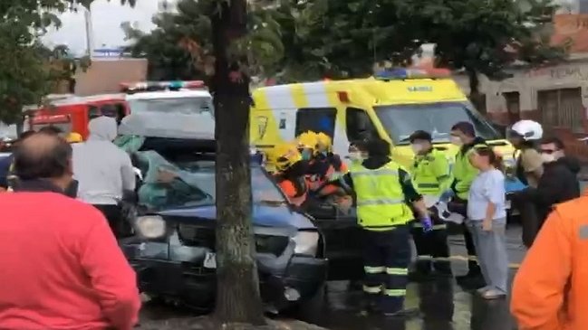 Violenta colisión en el centro de Concepción dejó un fallecido