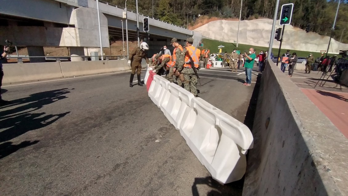 Este mediodía comenzó a regir el cordón sanitario en San Pedro de la Paz