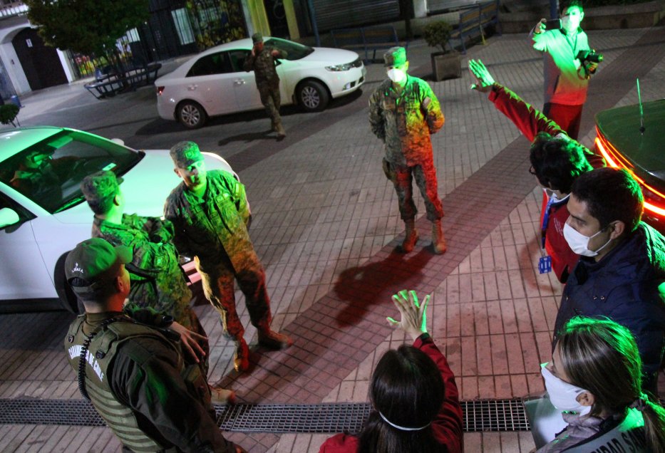 Ñuble suma 25 detenidos durante toque de queda: Gran parte dentro del cordón sanitario