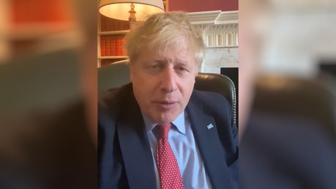 Boris Johnson dio positivo por coronavirus