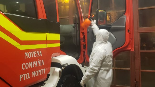 Empresa sanitizó de forma gratuita comisarías de carabineros y cuarteles de bomberos