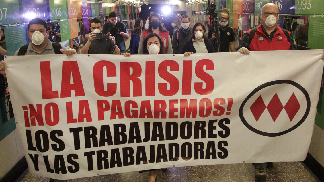 Trabajadores subcontratados de Metro denuncian falta de insumos sanitarios