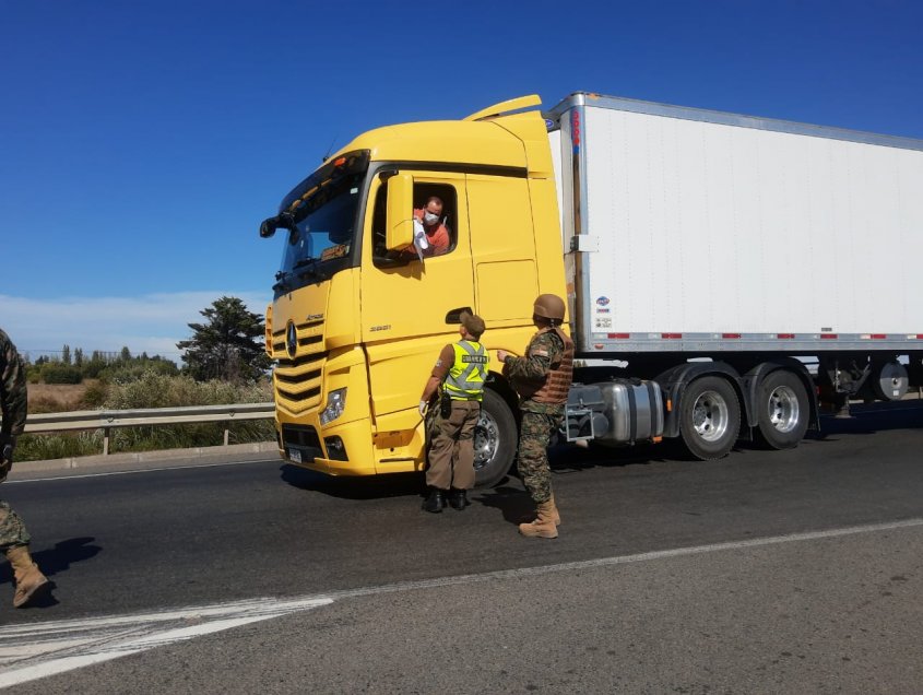 Instalan aduana sanitaria en la frontera norte de la región de Ñuble