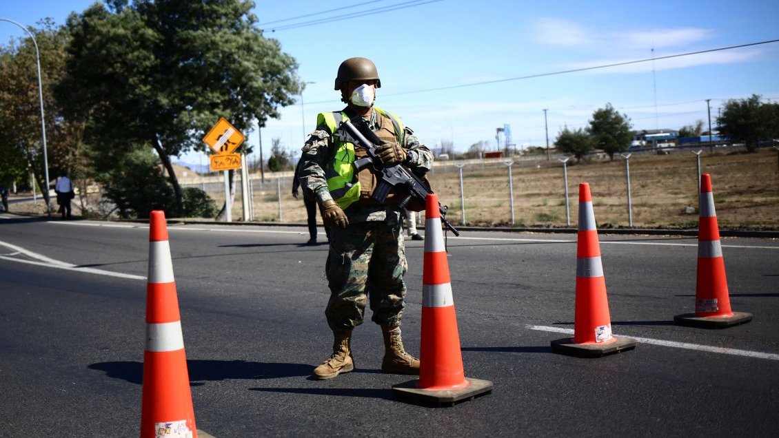 Chillán vivió su primera noche de cuarentena total