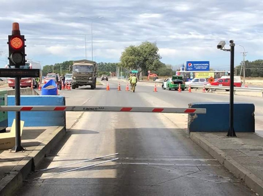 Hombre fue detenido por evasión de control sanitario y colisión a un camión militar en Chillán