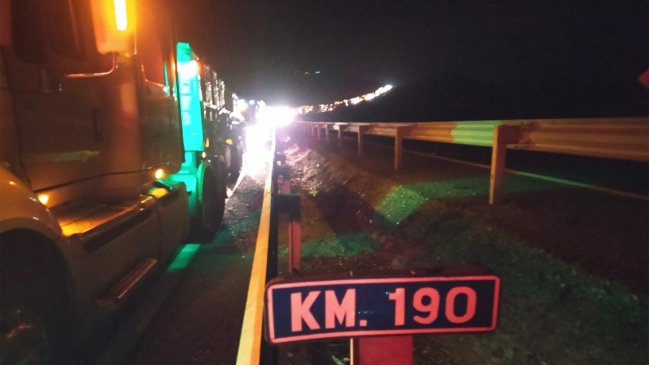 Kilométrico taco para cruzar la barrera sanitaria instalada en Pichidangui