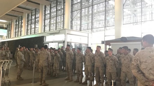 Dotación militar de Iquique llegó a apoyar labores preventivas en La Araucanía