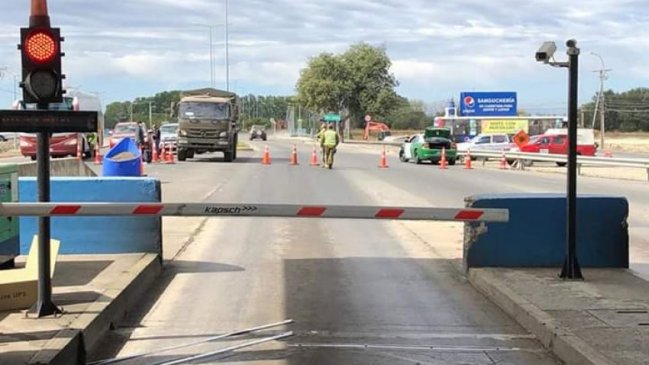 Hombre fue detenido por evasión de control sanitario y colisión a un camión militar en Chillán