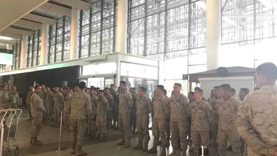 Dotación militar de Iquique llegó a apoyar labores preventivas en La Araucanía