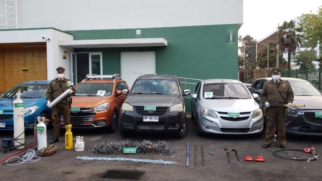 Prisión para banda acusada de robo frustrado a cajero automático en Rengo