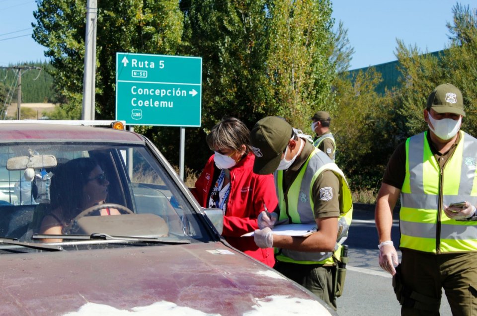 Provincia de Itata estrenó seis puntos de controles sanitarios con más de 1.500 fiscalizaciones