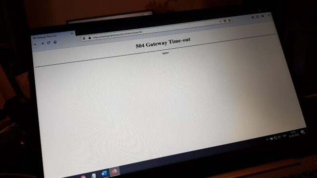 Comisaría Virtual está caída 