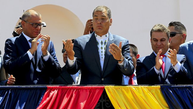  Rafael Correa fue condenado a 8 años de cárcel por cohecho  