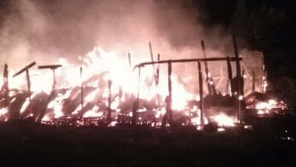 Ataque incendiario afectó a una cabaña de veraneo en Tirúa