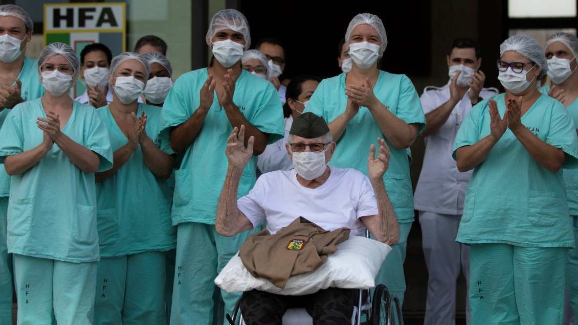 Ex combatiente de la Segunda Guerra Mundial vence al Covid-19 en Brasil