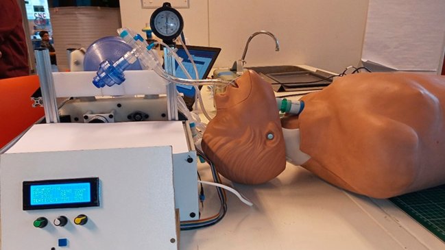 Ventilador mecánico de la U. de Chile iniciará fase avanzada de pruebas de salud