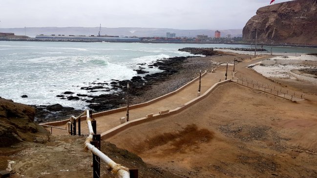 Nuevas protecciones costeras de la ex isla El Alacrán de Arica fueron entregadas al MOP