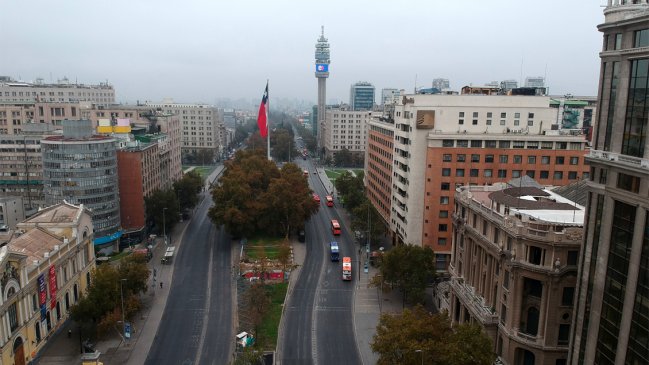 La contaminación ha disminuido un 30% en Santiago a raíz de las cuarentenas