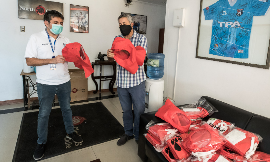 Empresa local donó implementación de seguridad para los trabajadores de la salud en Arica