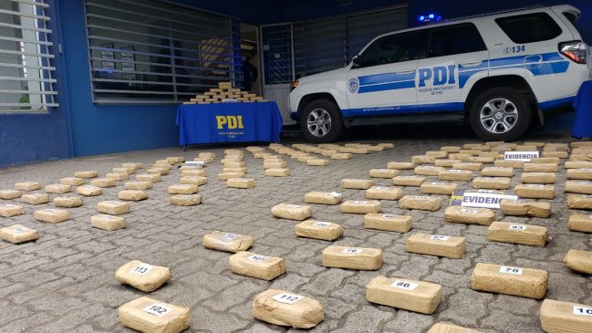 Mayor decomiso de droga de este año en el Biobío: Avalúo de 3.300 millones de pesos