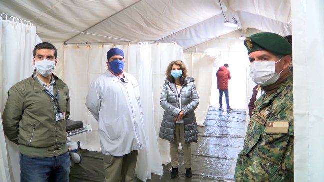 Osorno: Ejército de Chile levantó hospital de campaña multipropósito