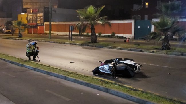 Hombre murió tras perder el control de su moto en Antofagasta