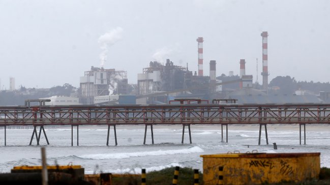 Quintero registró peak de dióxido de azufre