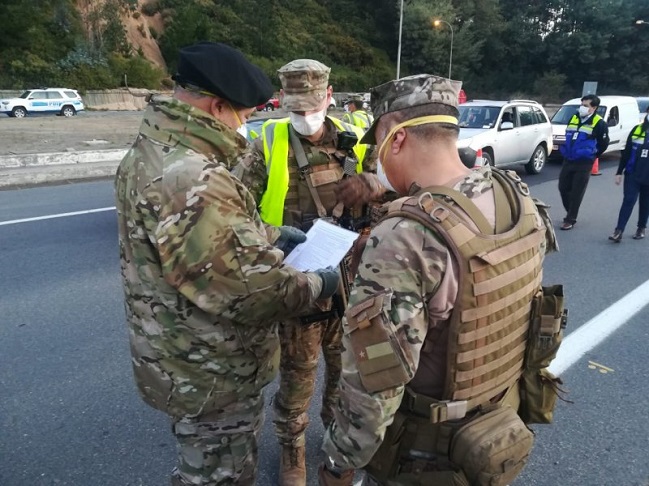 Marinos respondieron con armas ataque a disparos en control sanitario de San Pedro de la Paz