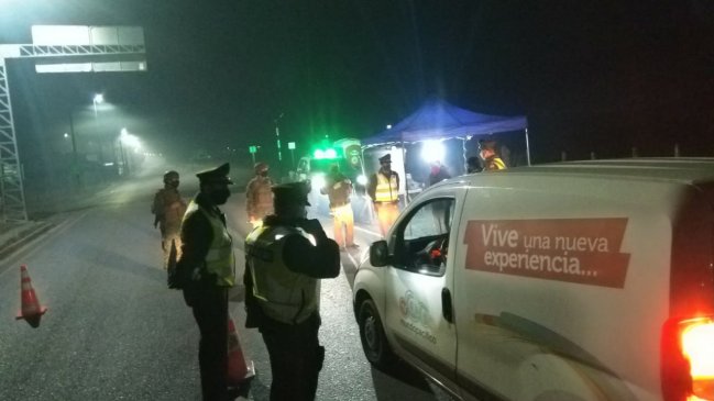Detienen a veinte personas en el primer día de cuarentena total en Victoria y Angol