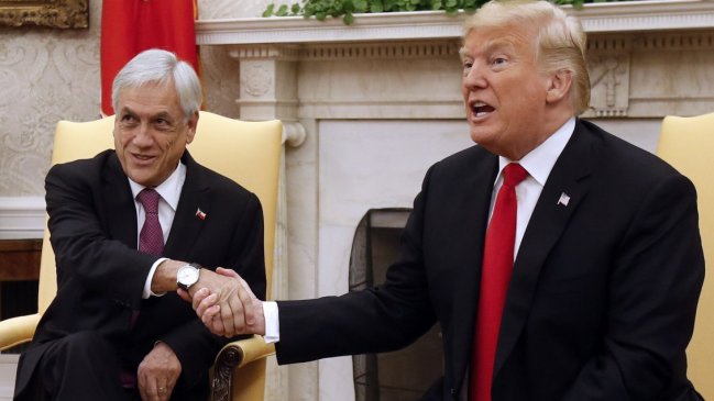 Trump ofreció ayuda a Piñera para combatir el coronavirus