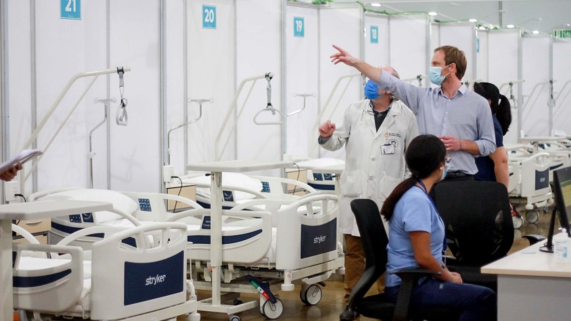 Módulo agregará 100 camas al Hospital Sótero del Río