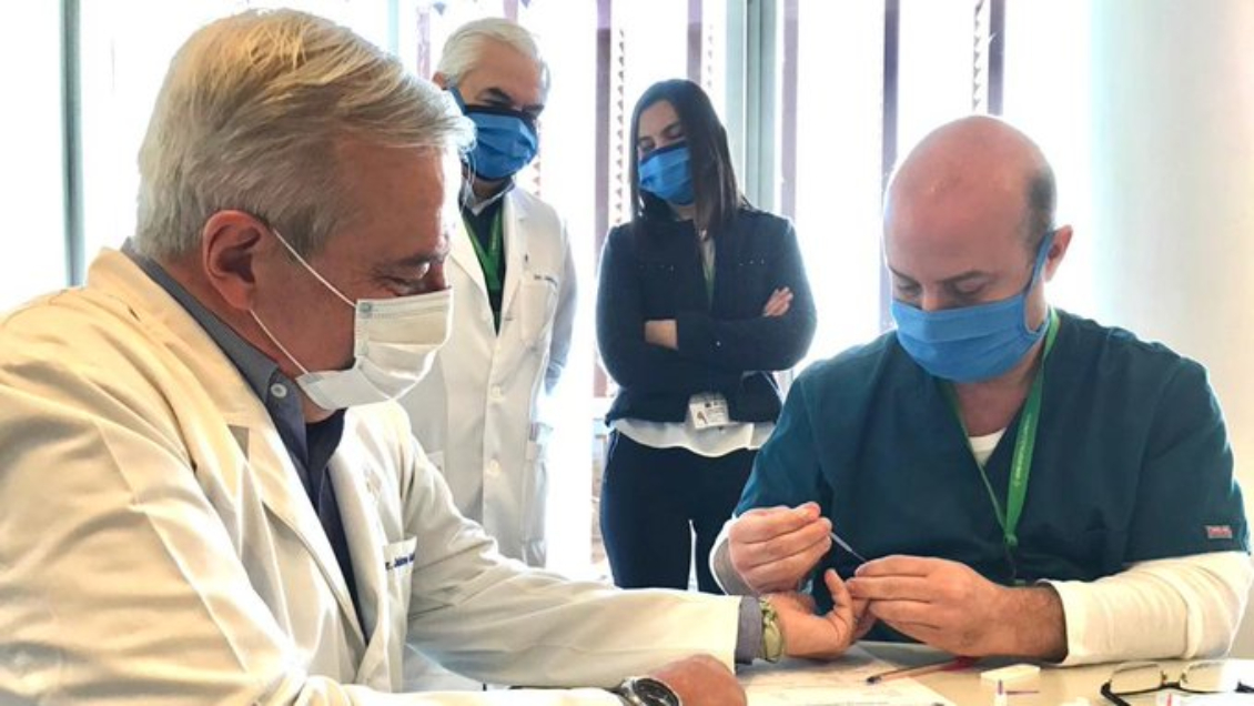 Ministro Mañalich dio inicio al uso de los test rápidos para detectar el Covid-19