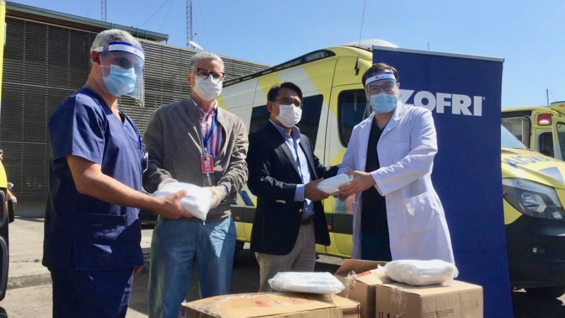 Hospital de Iquique recibió donación de 10 mil mascarillas