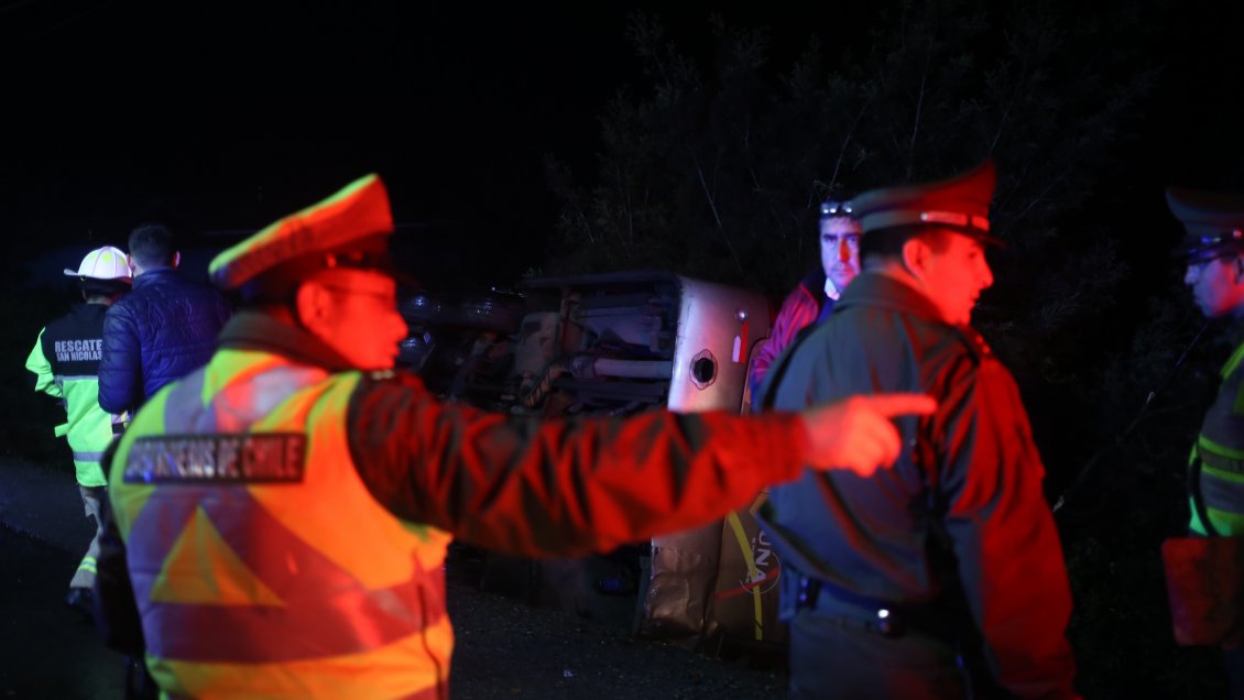 Carrera clandestina en Hijuelas terminó con un muerto y un motorista amputado