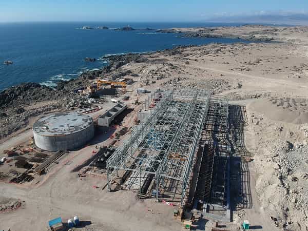 Planta desaladora de Caldera paralizó obras por caso positivo de Covid-19
