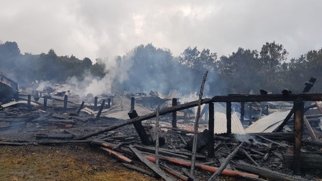 Carabineros investiga acción de un pirómano tras seguidilla de incendios en sector rural de Puerto Varas