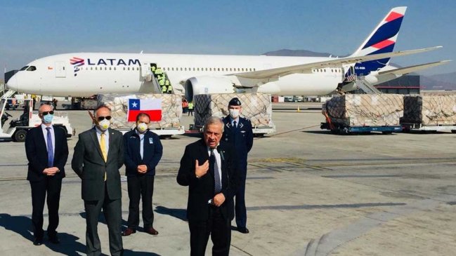 Gobierno recibió 21 toneladas de insumos y 60 ventiladores donados por empresarios chinos