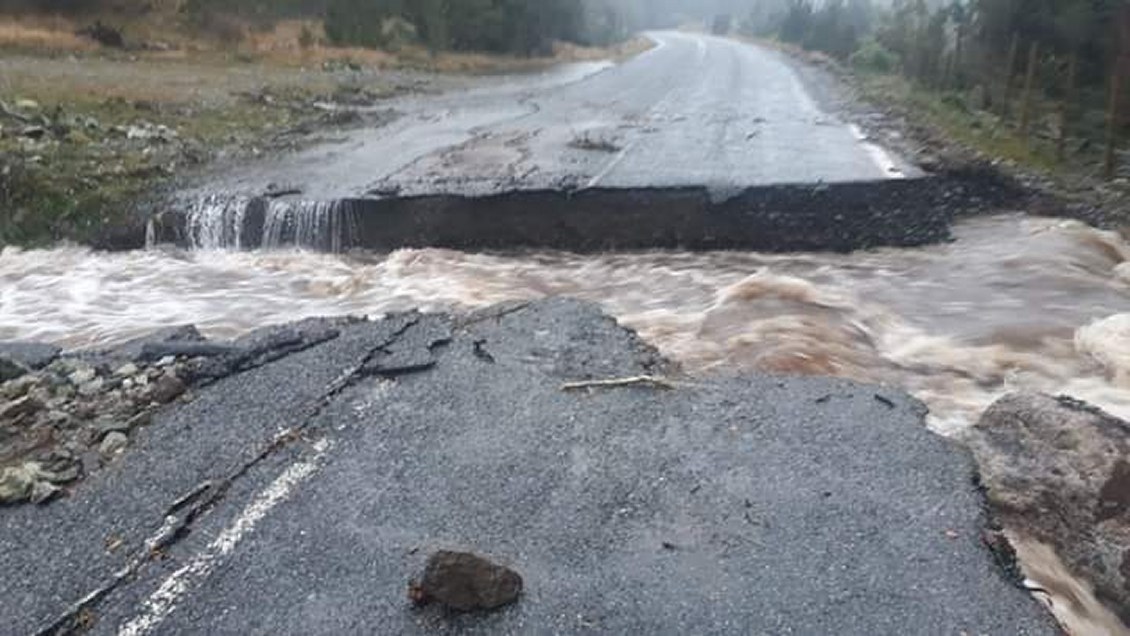 Intensas lluvias provocan estragos en comunas de Los Lagos y Aysén