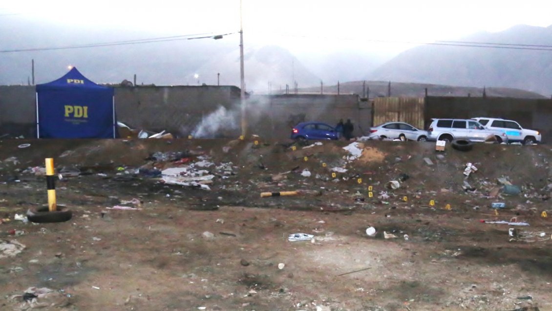PDI investiga asesinato en cercanías del ex vertedero municipal de Antofagasta