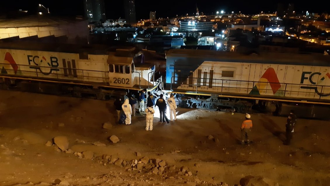 PDI identificó a sujeto que murió atropellado por tren en Antofagasta