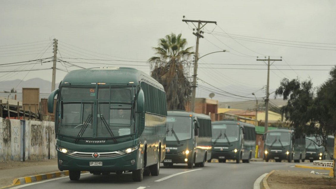 Biobío recibió 17 reos de Colina 1 tras graves hechos de violencia