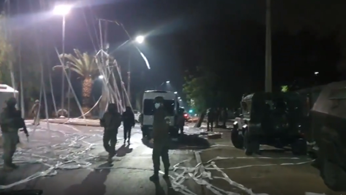 Cuatro detenidos por saqueo nocturno en carnicería de Quilicura