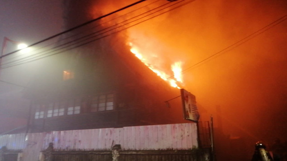 Osorno: Incendio dejó un fallecido y dos heridos, entre ellos una guagua