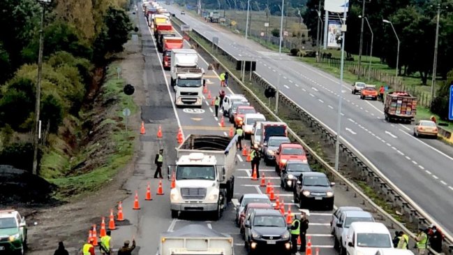 Aduana sanitaria sur de Ñuble registra más de 2.000 controles y 116 vehículos devueltos