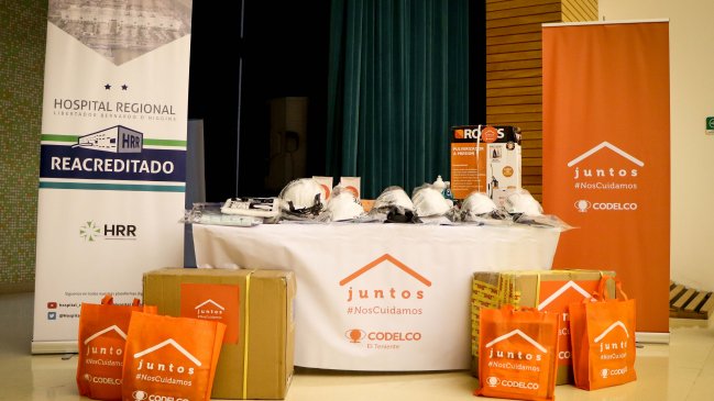 O’Higgins: El Teniente donó más de seis mil implementos de protección personal