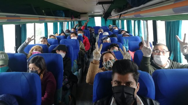 Más de 120 chilenos varados en Perú viajaron de retorno al país