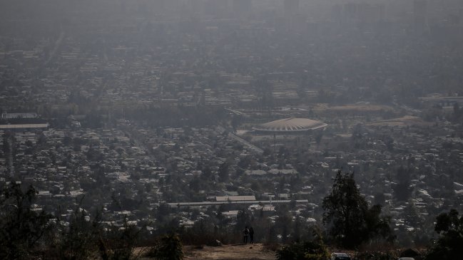 Intendencia decretó alerta ambiental para este sábado en la Región Metropolitana