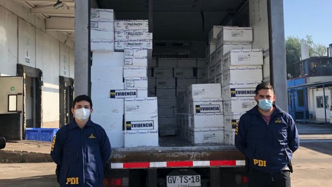 PDI decomisó más de dos toneladas de salmón premium robado en Terminal Pesquero